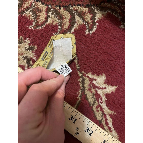 Vitaliano Pancaldi Men's Designer Neck Tie Baroque Geometric 100% Silk Italy - Picture 7 of 8